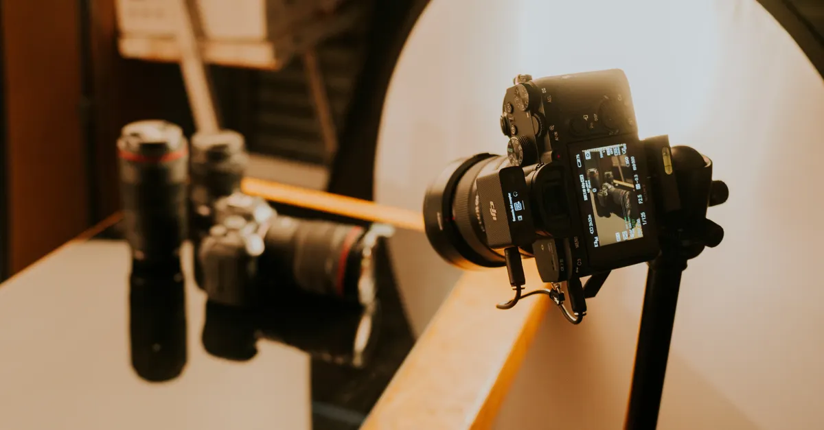 Camera setup used to create social campaign content
